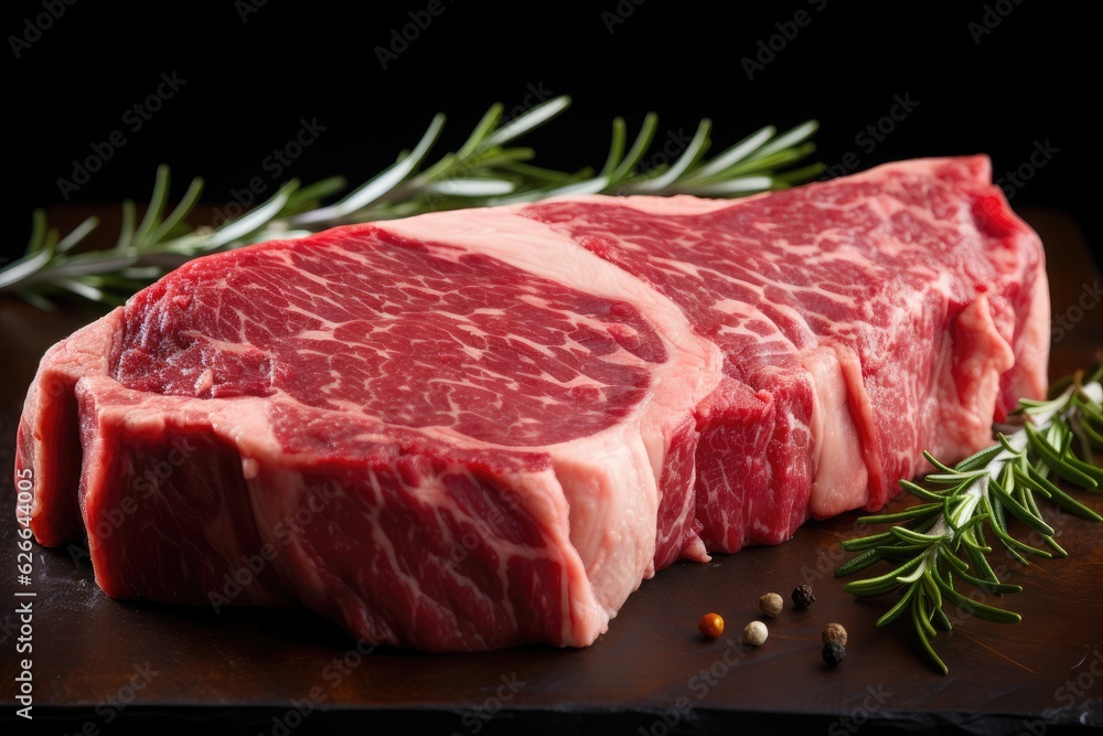 raw steak