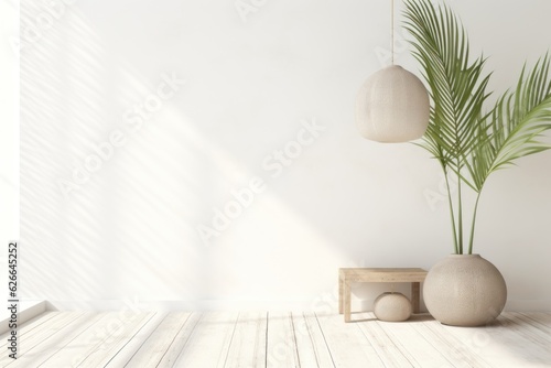 abstract white room interior. Place for text