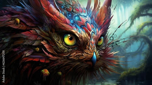 Fotografie fantasy creatures explore the world