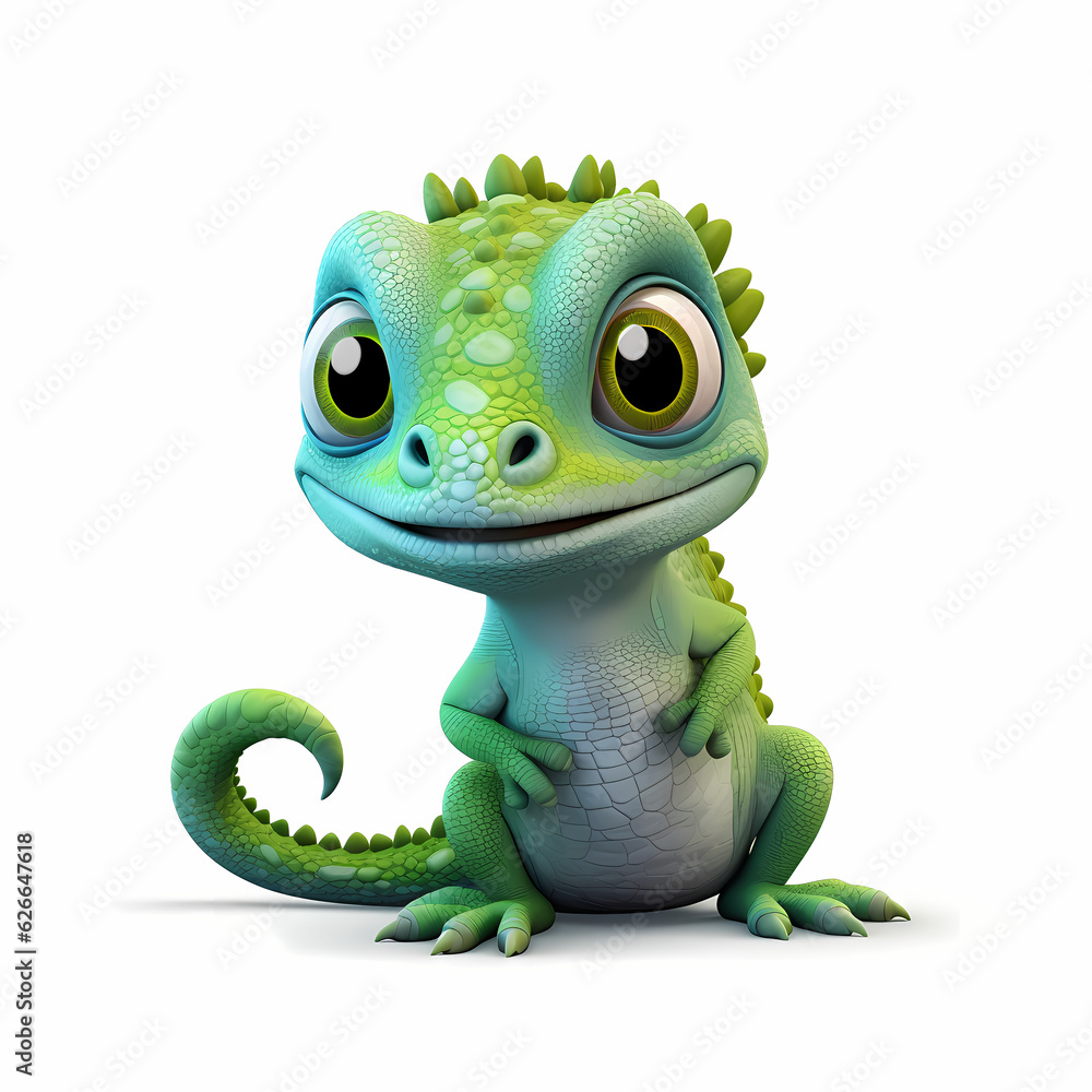 Chameleon 3D Render Chameleon 3D Render