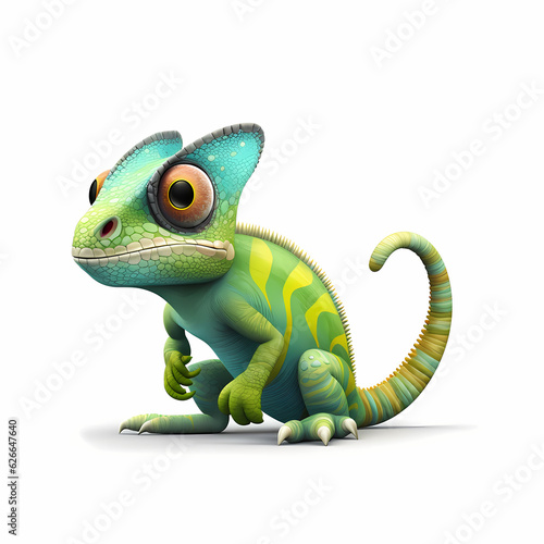 Chameleon 3D Render