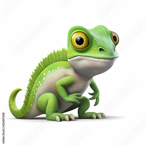 Chameleon 3D Render © premiumdesign