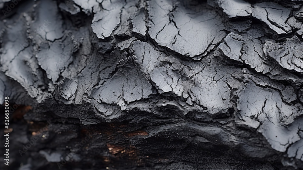 Abstract cracked surface.  Black rock background. Dark stone texture. Distrusted backdrop. Top view.  Illustration for cover, brochure, presentation, print ads, packaging design template