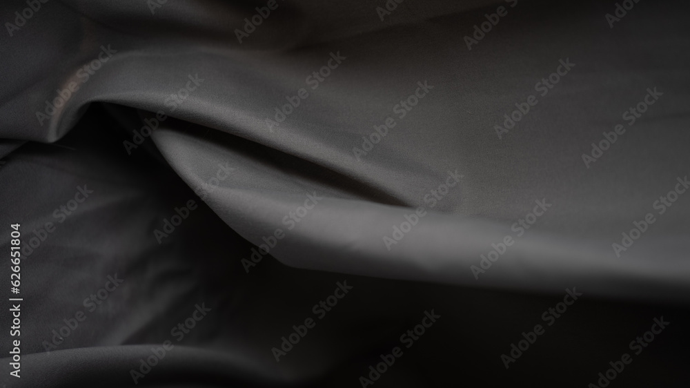 Abstract Gray Cloth Fabric with Ripple, Background Abstract Gray Cloth Fabric with Ripple, Background