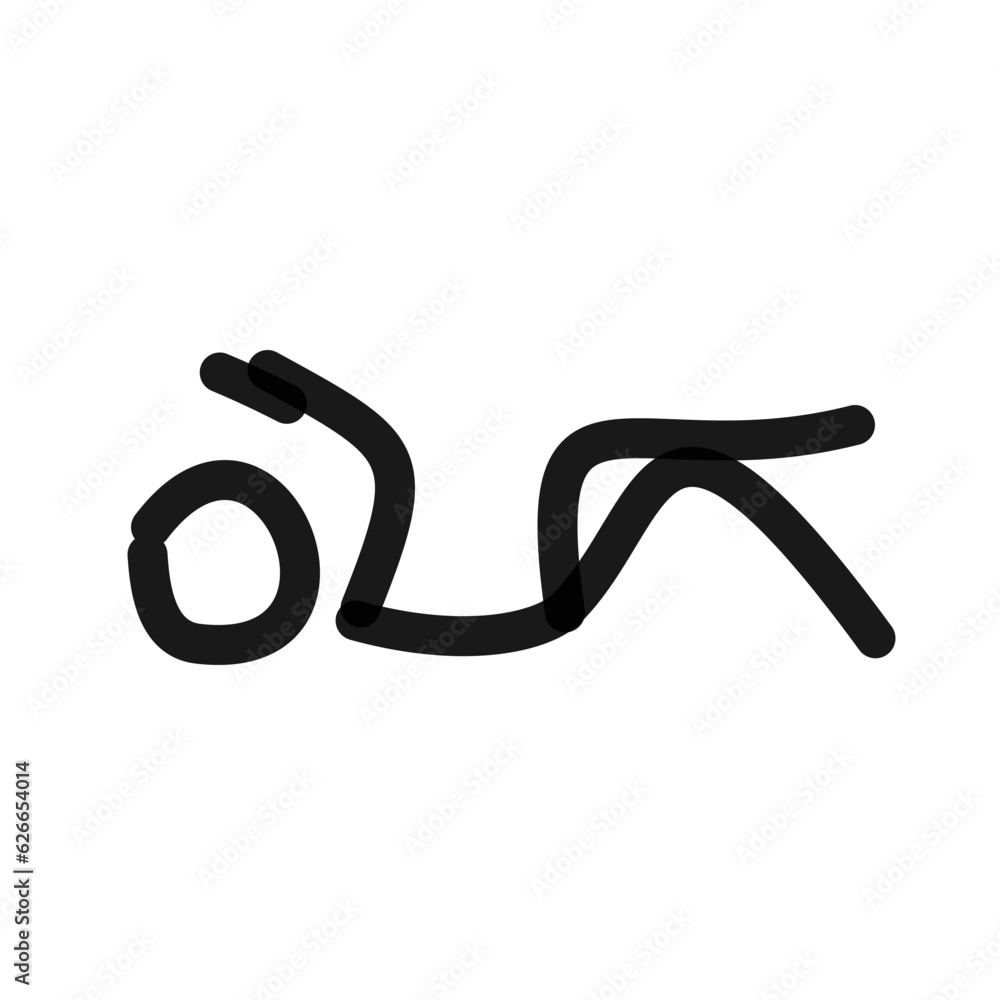 reclined stick figure with a phone, line art doodle reclined stick figure with a phone, line art doodle