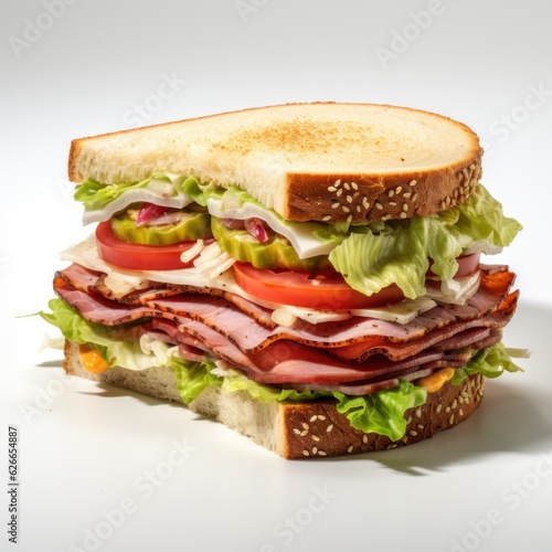 Tasty sandwitch isolated