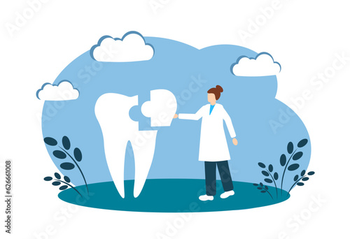 care, caries, cavity, character, clinic, concept, cute, dental, dentist, dentistry, design, doctor, flat, fresh, health, healthy, hospital, human, hygiene, illustration, male, medical, medicine, molar