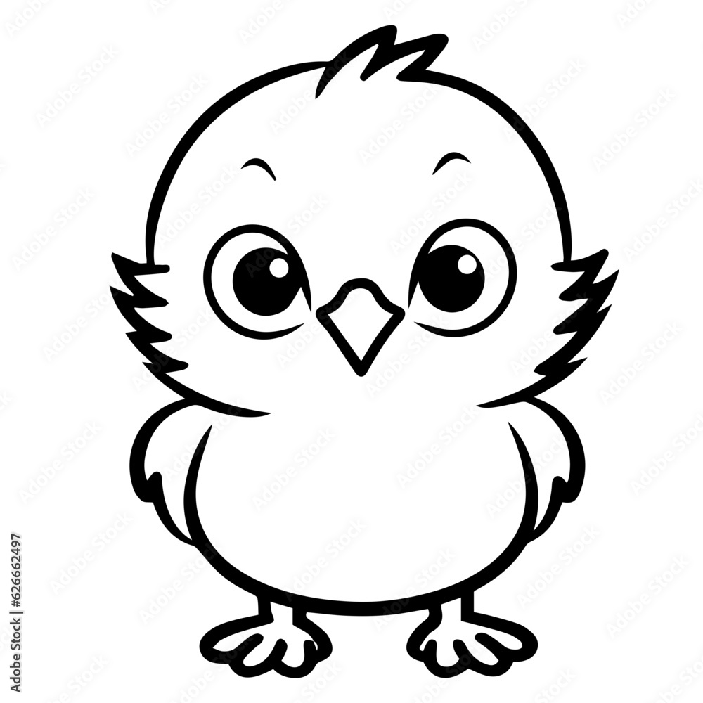 chick doodle illustration chick doodle illustration