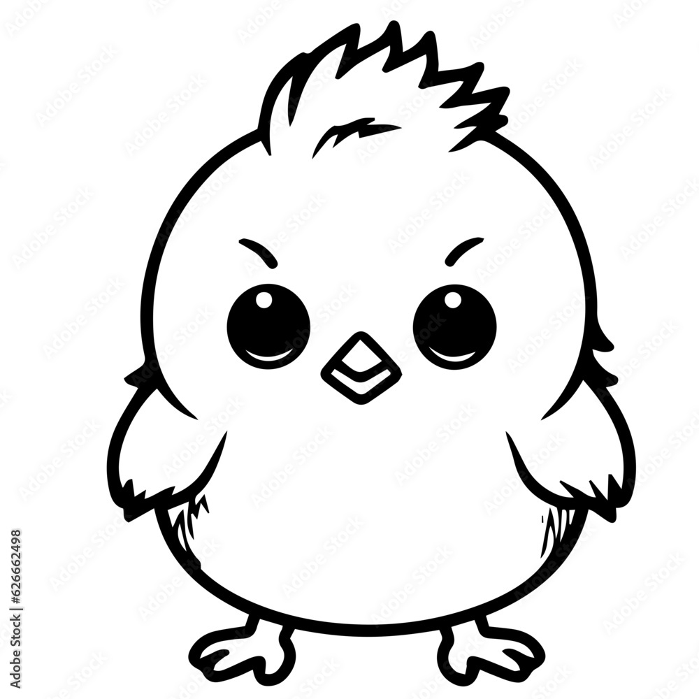 chick doodle illustration chick doodle illustration