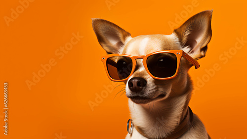 CHIHUAHUA WITH SUNGLASSES