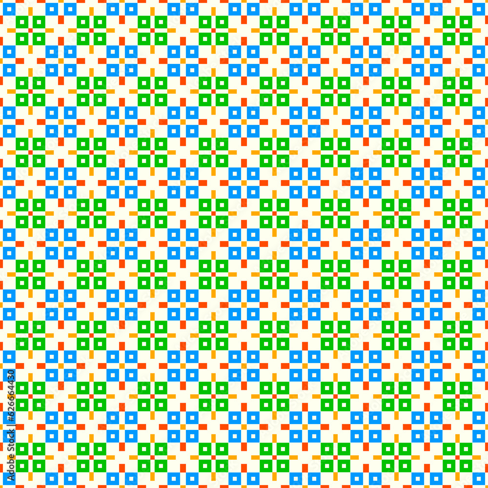 Checks wallpaper. Seamless geometric pattern. Squares background. Polygons ornament. Geometrical motif. Digital paper. Textile print. Web design. Vector art Checks wallpaper. Seamless geometric pattern. Squares background. Polygons ornament. Geometrical motif. Digital paper. Textile print. Web design. Vector art