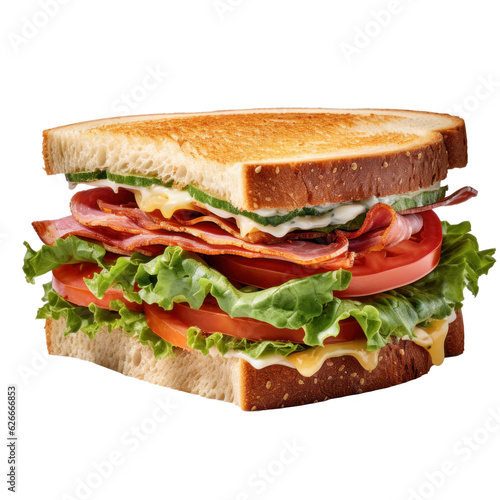 Tasty sandwitch isolated