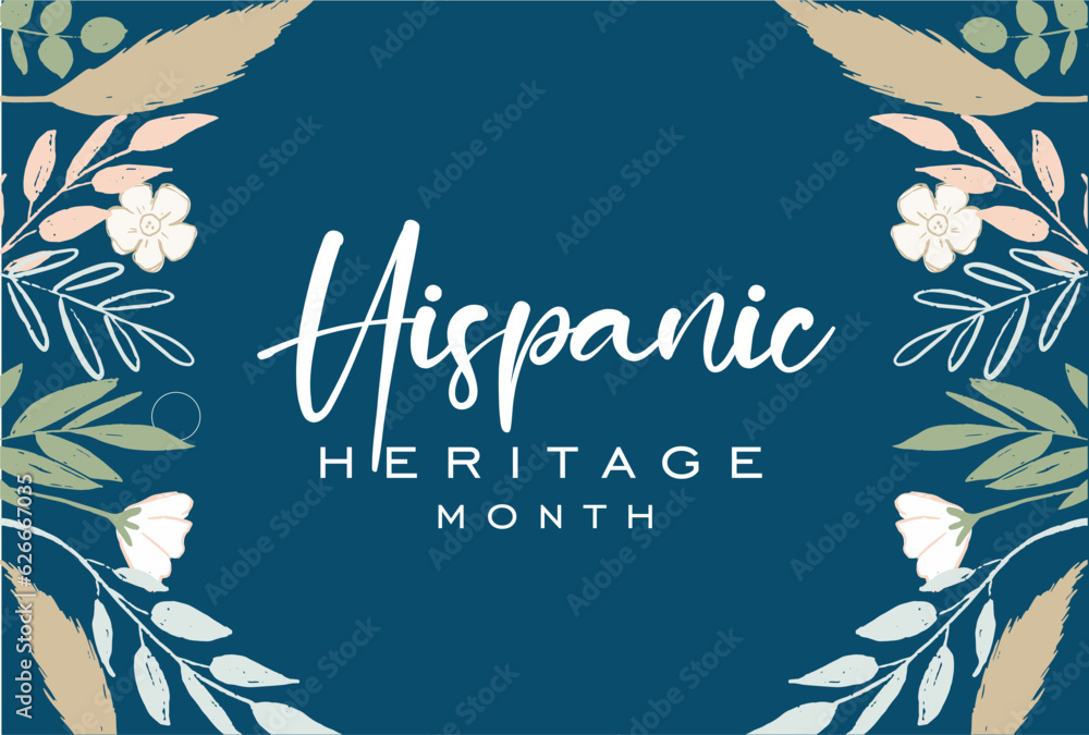 Fototapeta premium National hispanic heritage month