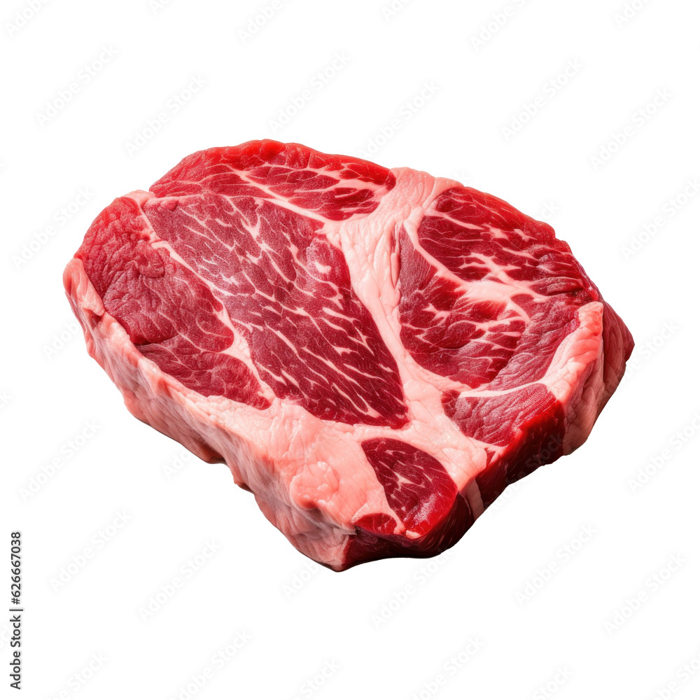 Ripe steak isolated Ripe steak isolated