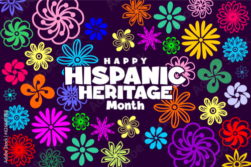 hispanic heritage month, holiday concept