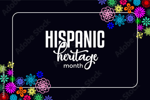 hispanic heritage month, holiday concept