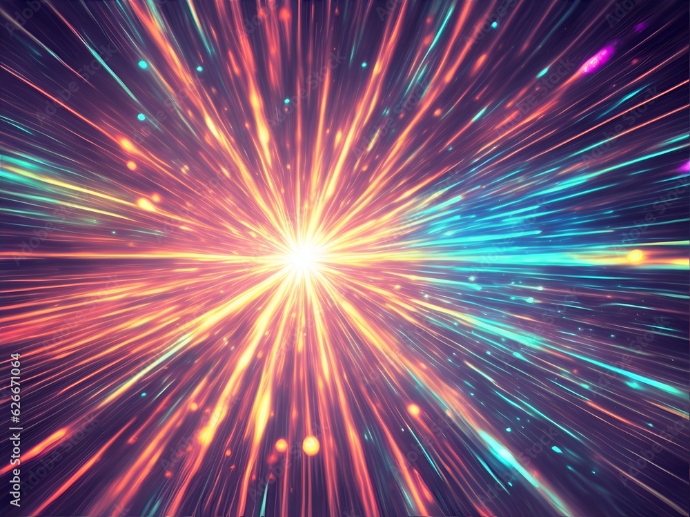 Abstract cyber light background. AI generated illustration Abstract cyber light background. AI generated illustration