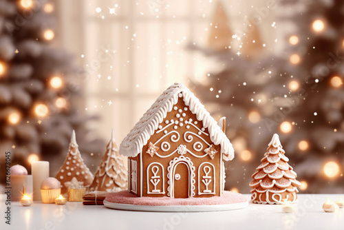 Foto Beautiful and cozy Christmas background