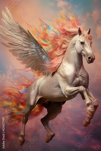 Flying Horse Pegasus - Mythical Creature