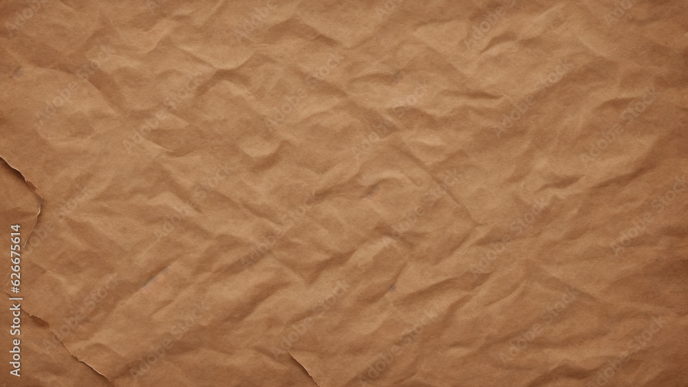 Fototapeta premium Brown Paper Texture | AI Generated
