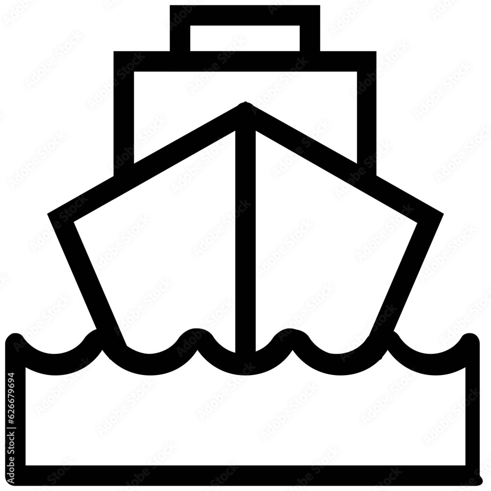 Sea Vector Line Icons 

