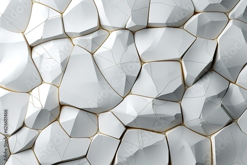 Statuario marble tiles, known for their elegant white background and subtle gray veins.