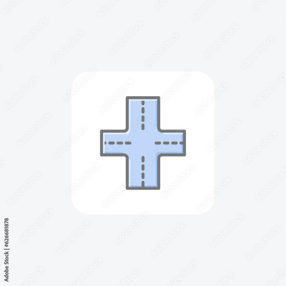 Navigating Intersection And Crossroads
Vector Line Icon Navigating Intersection And Crossroads
Vector Line Icon