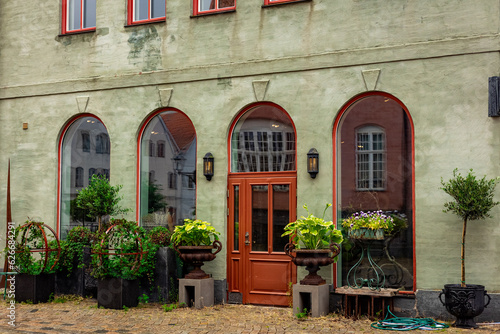 Medieval and Hansa inspired  living area Jakriborg in Hjarup, Sweden © StellaSalander