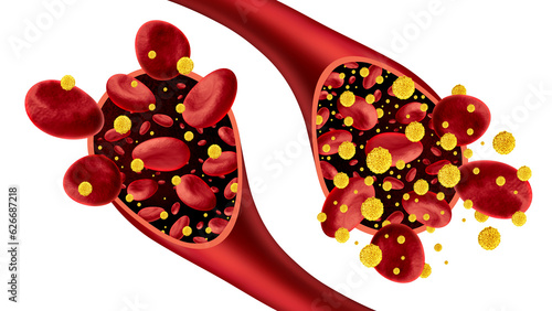 Obraz na płótnie Diabetes And Diabetic and Blood Glucose as a symbol for Hypoglycemia and Hypergl