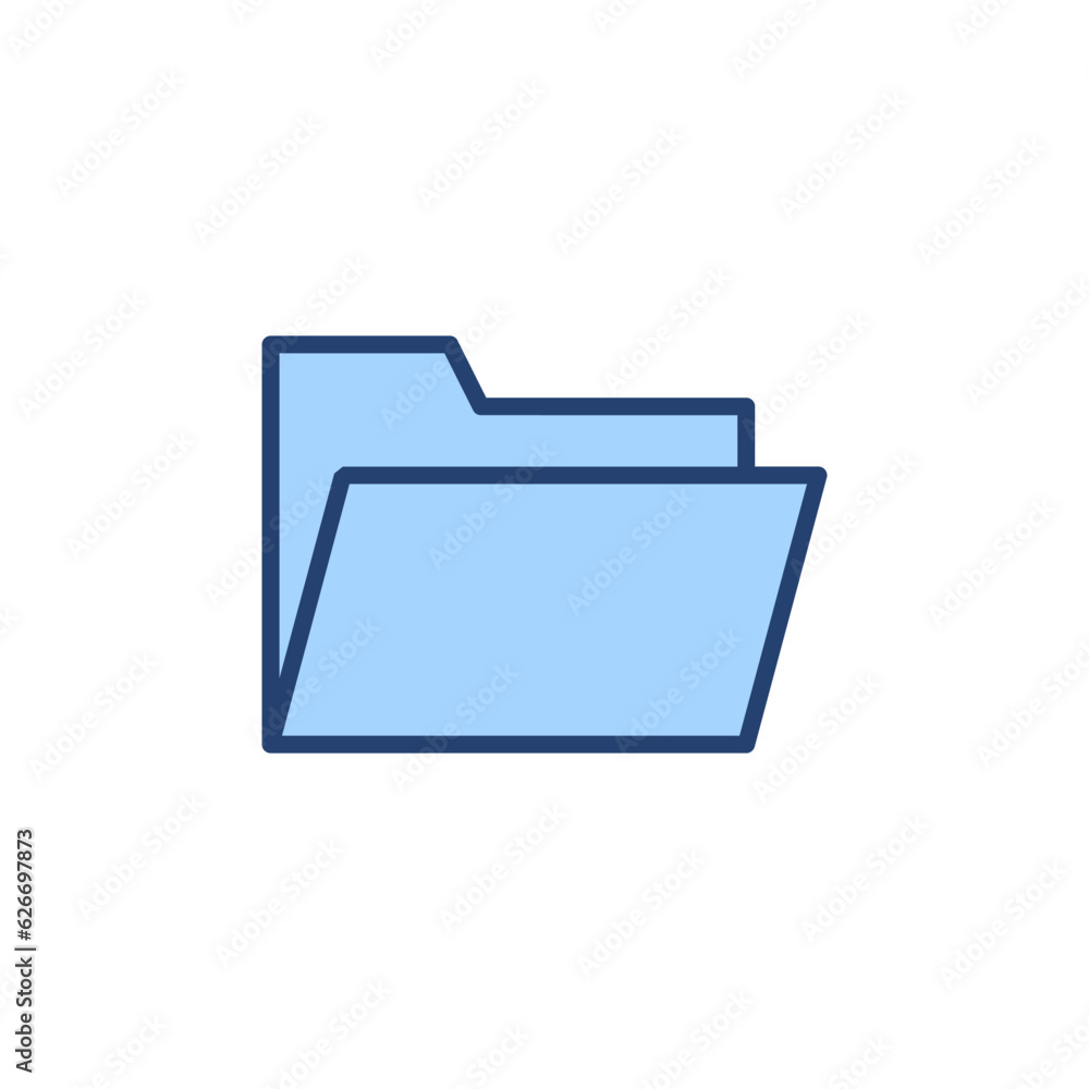 Folder icon vector. folder sign and symbol Folder icon vector. folder sign and symbol