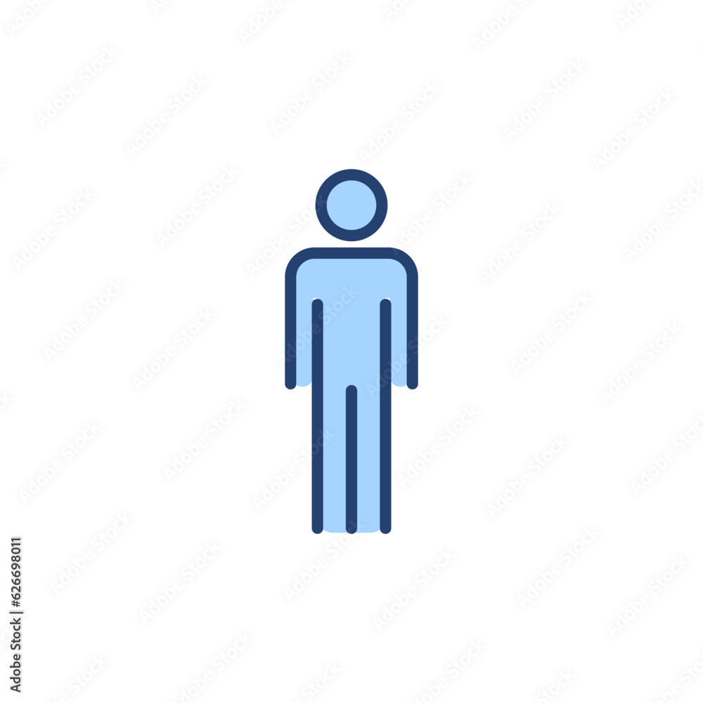 Man icon vector. male sign and symbol. human symbol Man icon vector. male sign and symbol. human symbol