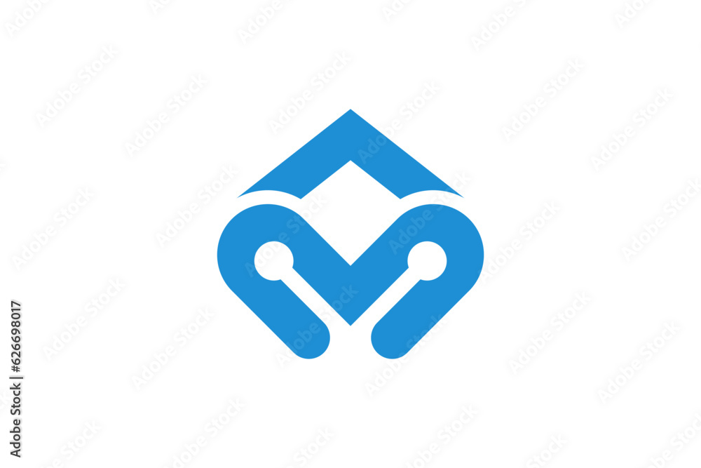 M initial logo design icon symbol M initial logo design icon symbol