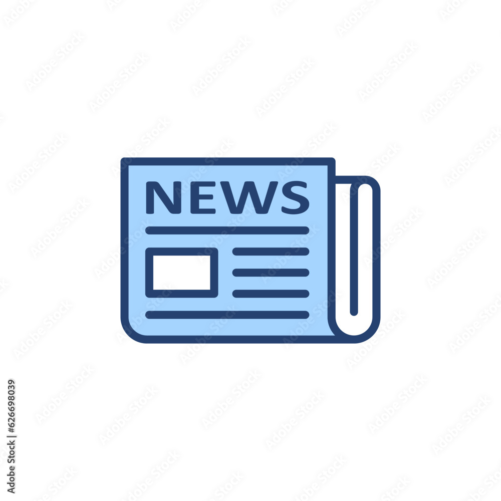 Newspaper icon vector. news paper sign and symbolign Newspaper icon vector. news paper sign and symbolign