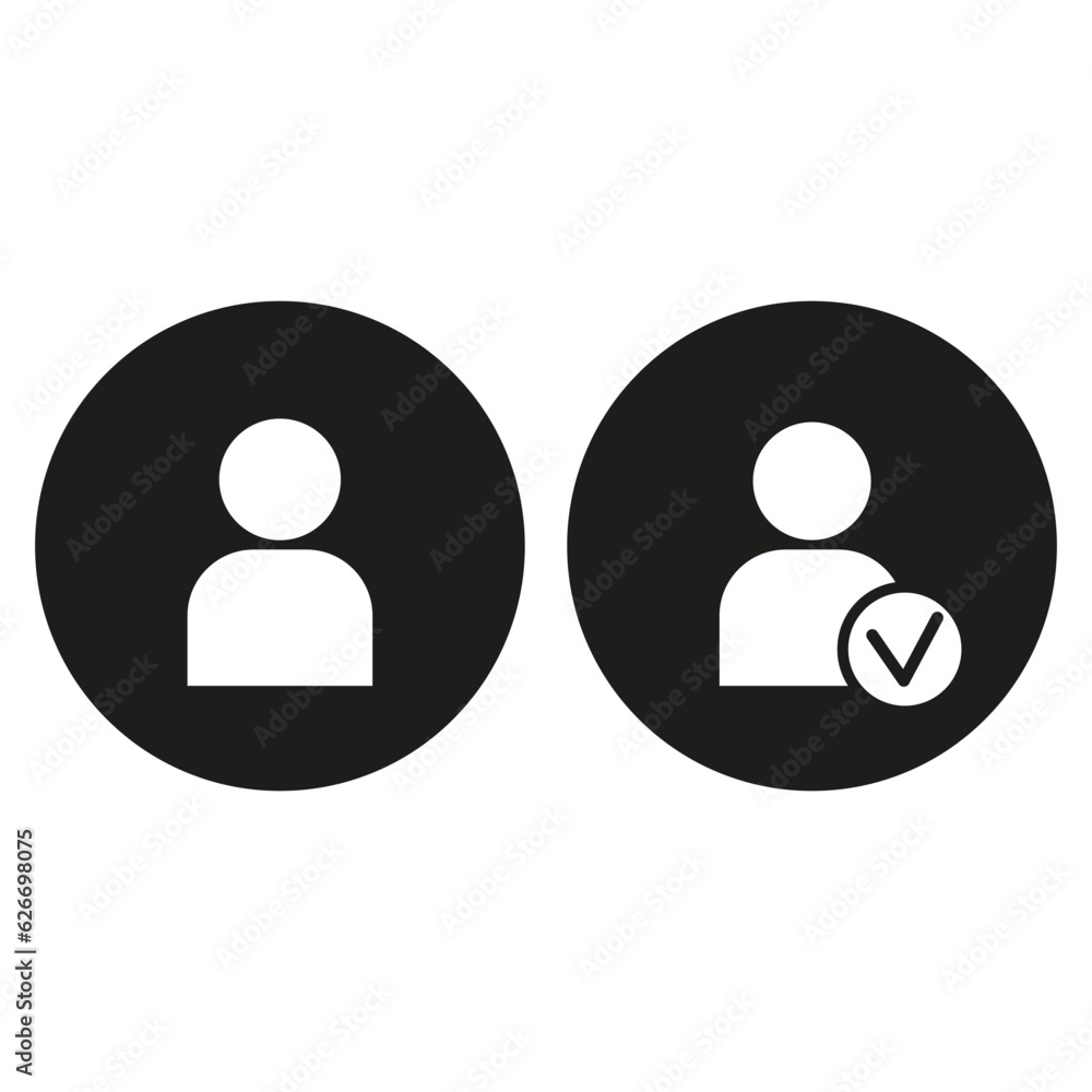 Account icon. Vector illustration. EPS 10. Account icon. Vector illustration. EPS 10.