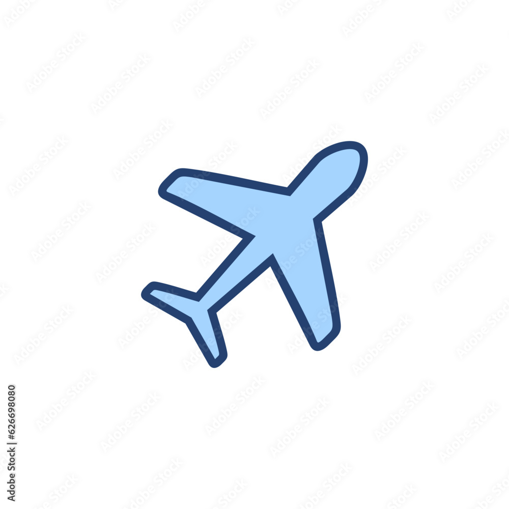 Plane icon vector. Airplane sign and symbol. Flight transport symbol. Travel sign. aeroplane