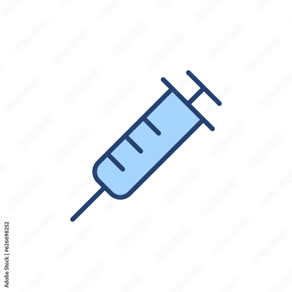 Syringe icon vector. injection sign and symbol.vaccine icon Syringe icon vector. injection sign and symbol.vaccine icon