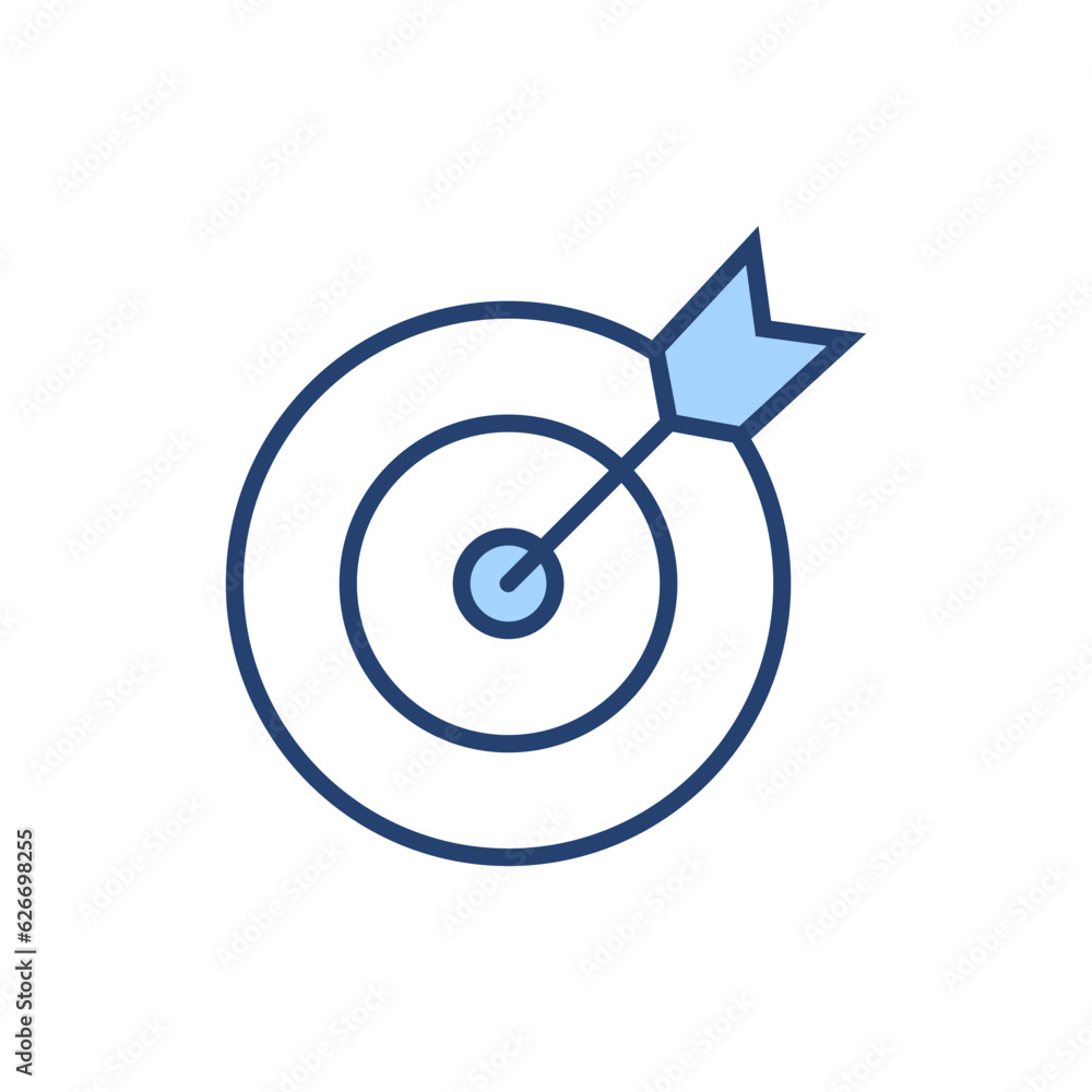 Target icon vector. goal icon vector. target marketing sign and symbol Target icon vector. goal icon vector. target marketing sign and symbol