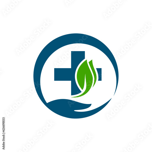 Medical care, treatment service, medicine, diagnostic centre and healthcare logo design.