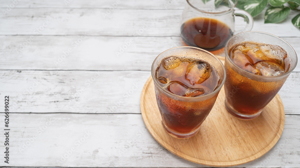氷の入ったアイスコーヒー 氷の入ったアイスコーヒー