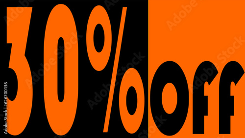 30% Off, discount, promotion, feature, theme: orange is the new black