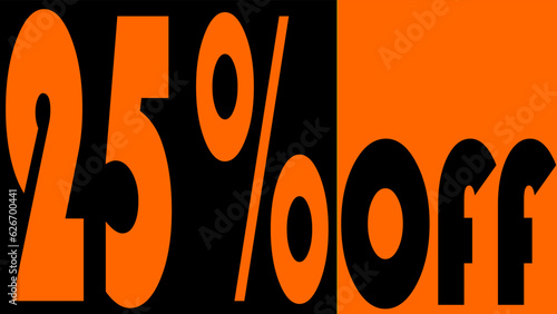 25% Off, discount, promotion, feature, theme: orange is the new black