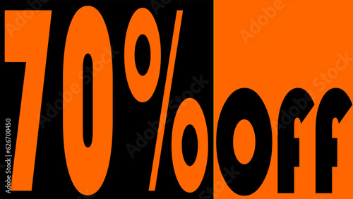 70% Off, discount, promotion, feature, theme: orange is the new black