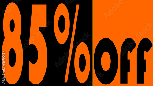 85% Off, discount, promotion, feature, theme: orange is the new black