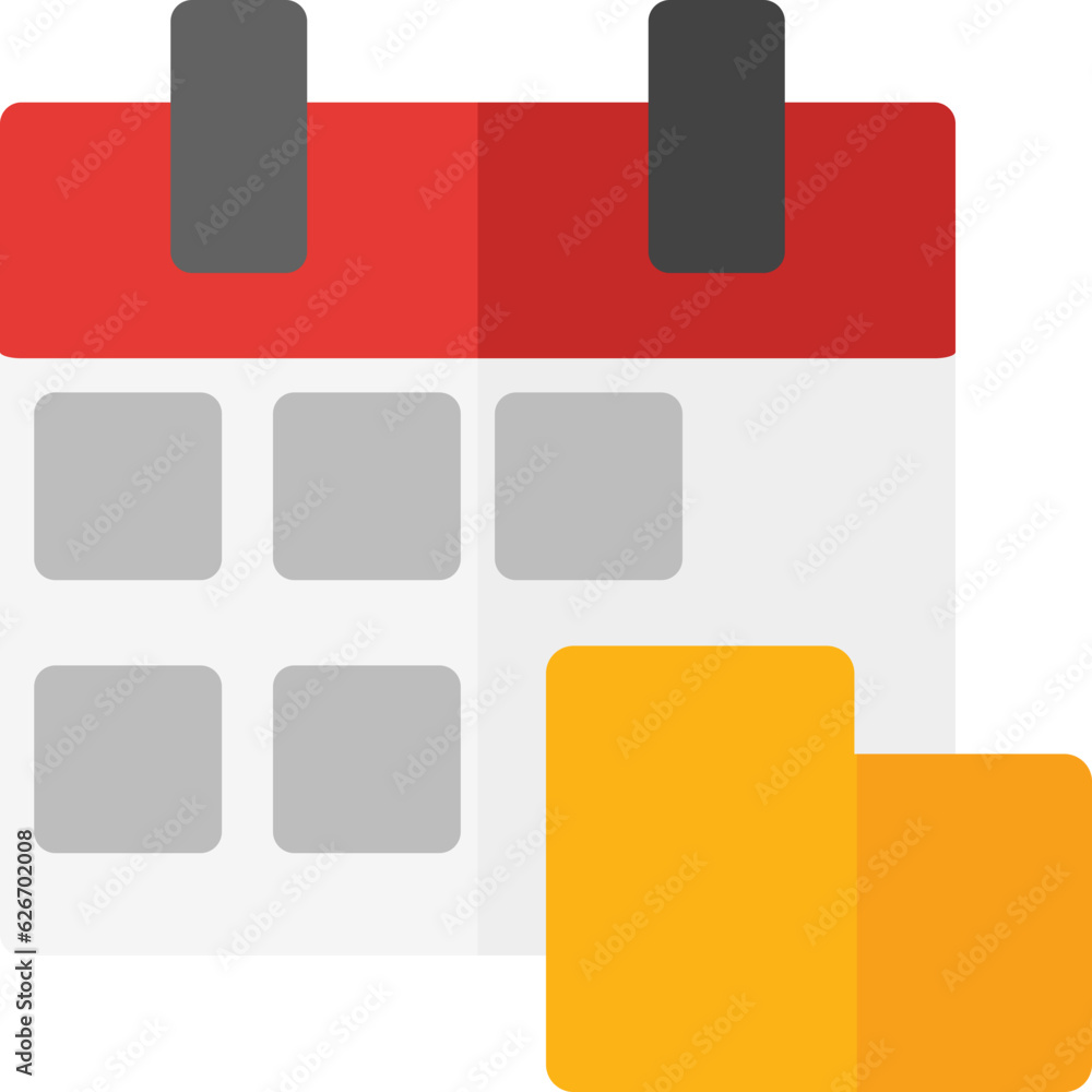 clean simple calendar icon flat style design clean simple calendar icon flat style design