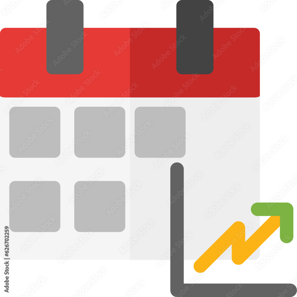 clean simple calendar icon flat style design clean simple calendar icon flat style design