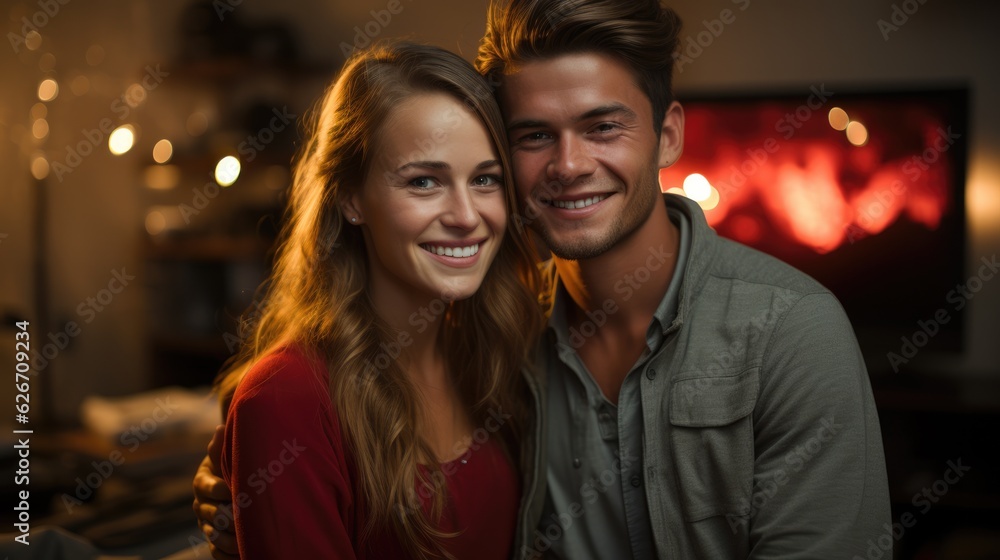 Happy couple in love - catching a moment of endearment Happy couple in love - catching a moment of endearment