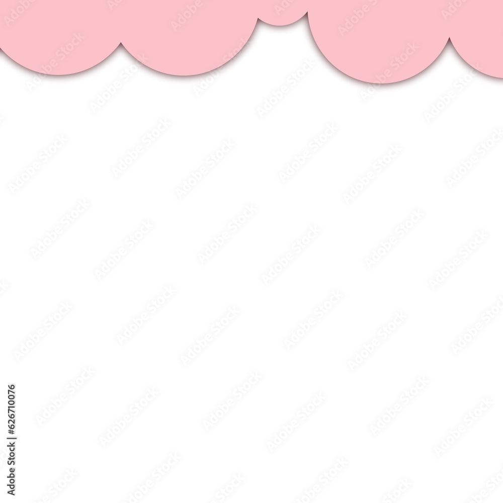 Pink Cloud Paper Cut Pink Cloud Paper Cut