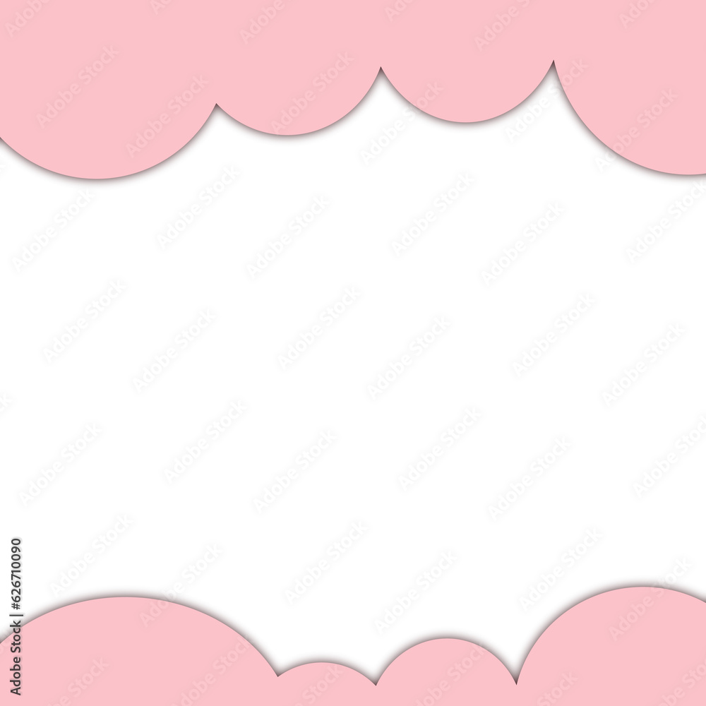 Pink Cloud Paper Cut Pink Cloud Paper Cut