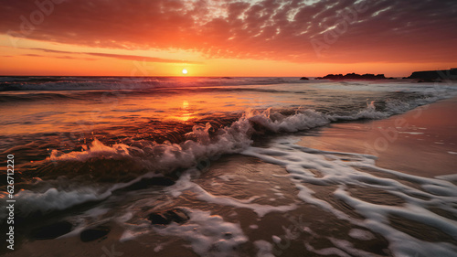 WAVES AT THE BEACH