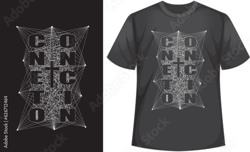 Christian bible verse t shirt design illustration vector